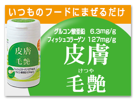 粉末サプリ皮膚毛艶